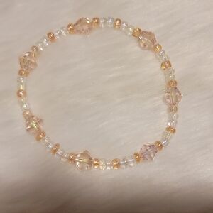 Hand-Made Peach & Pink Bracelet
